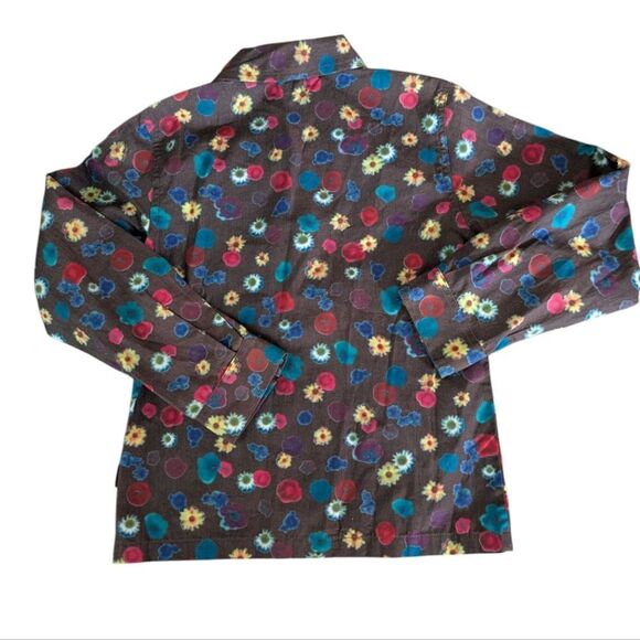 Paul Smith Youth Floral Print Button‎ Up Dress Shirt Size 7/8 NWT - Picture 8 of 9